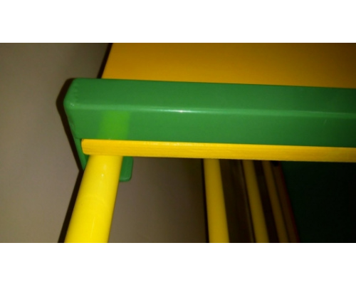 Детский спортивный комплекс для дома Олимпик-Ракета с сеткой и горкой